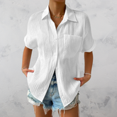 QUINN | Casual Lightweight Button-Up Shirt-2